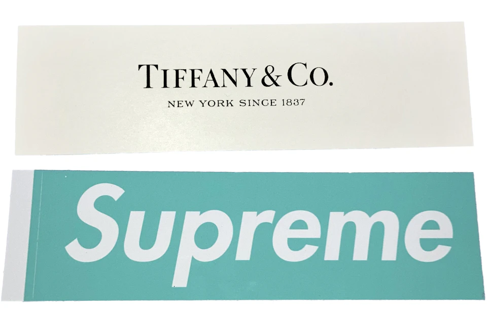 Supreme X Tiffany Co Box Logo Sticker