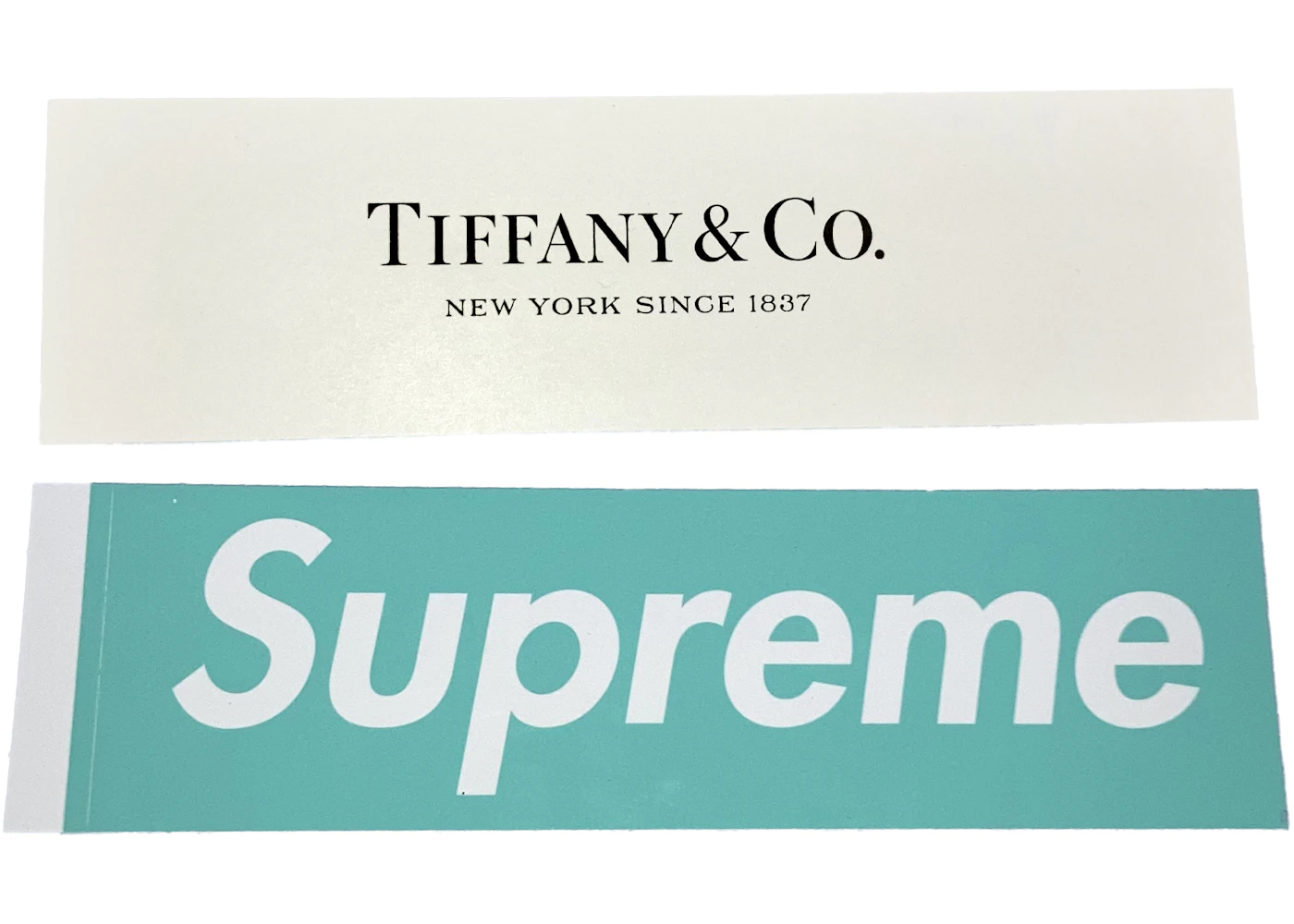 Supreme x Tiffany Box Logo Sticker FW21 US - Main Image