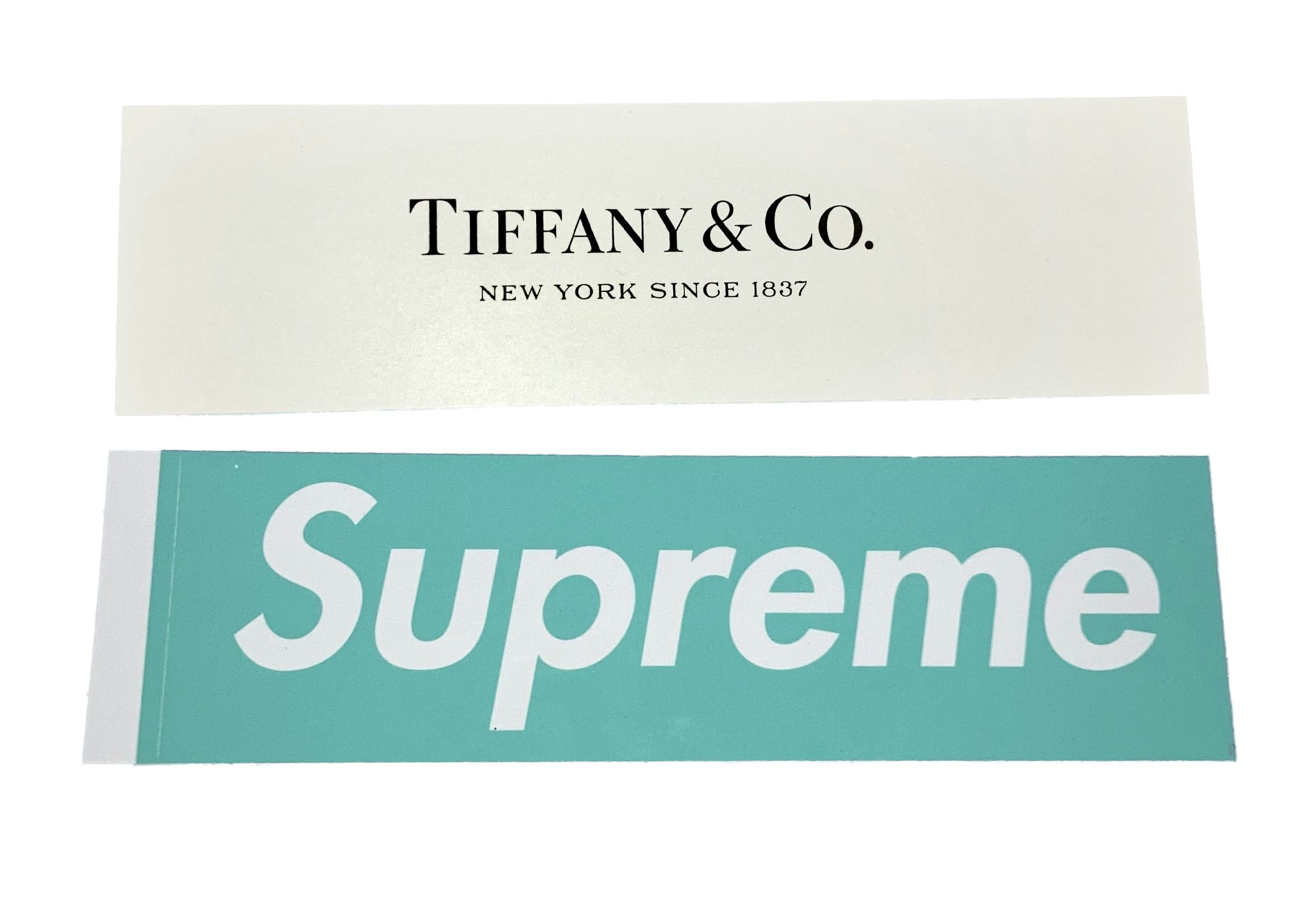Supreme x Tiffany  Co. Box Logo Sticker FW21 US