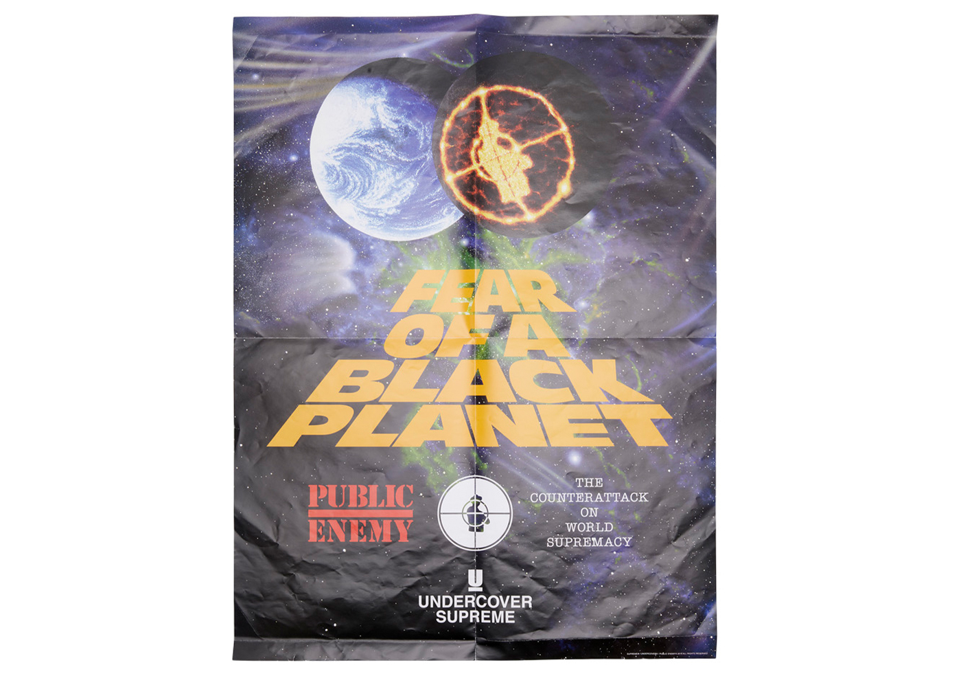 Supreme x Undercover x Public Enemy Fear Of A Black Planet Poster
