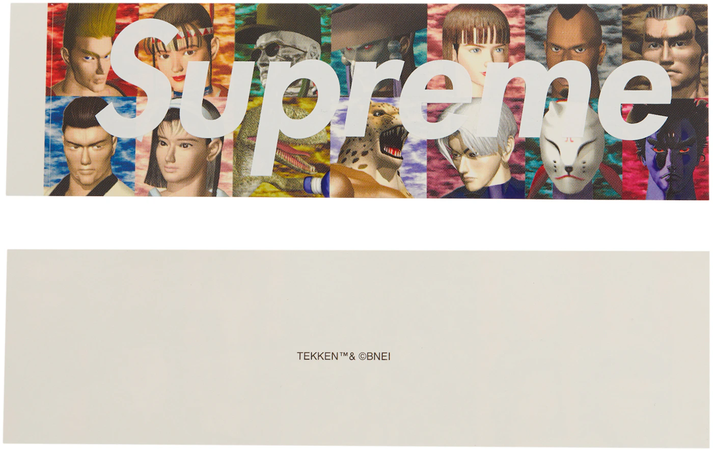 Supreme Yohji Yamamoto Tekken Logo Sticker 100% Authentic FW22 Season