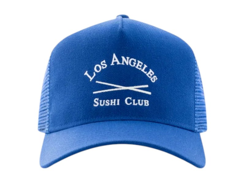 Cappello da camionista Sushi Club LASC a 5 pannelli blu