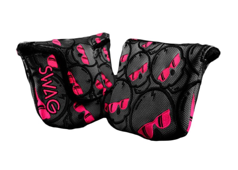 Swag Golf Concentric Skull Mallet Golf Club Cover Black/Pink US