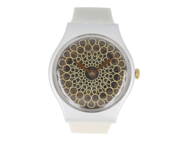 Pre-owned Swatch Men's  Al Wasl (connection) Unisex Suoz329 In Plastic