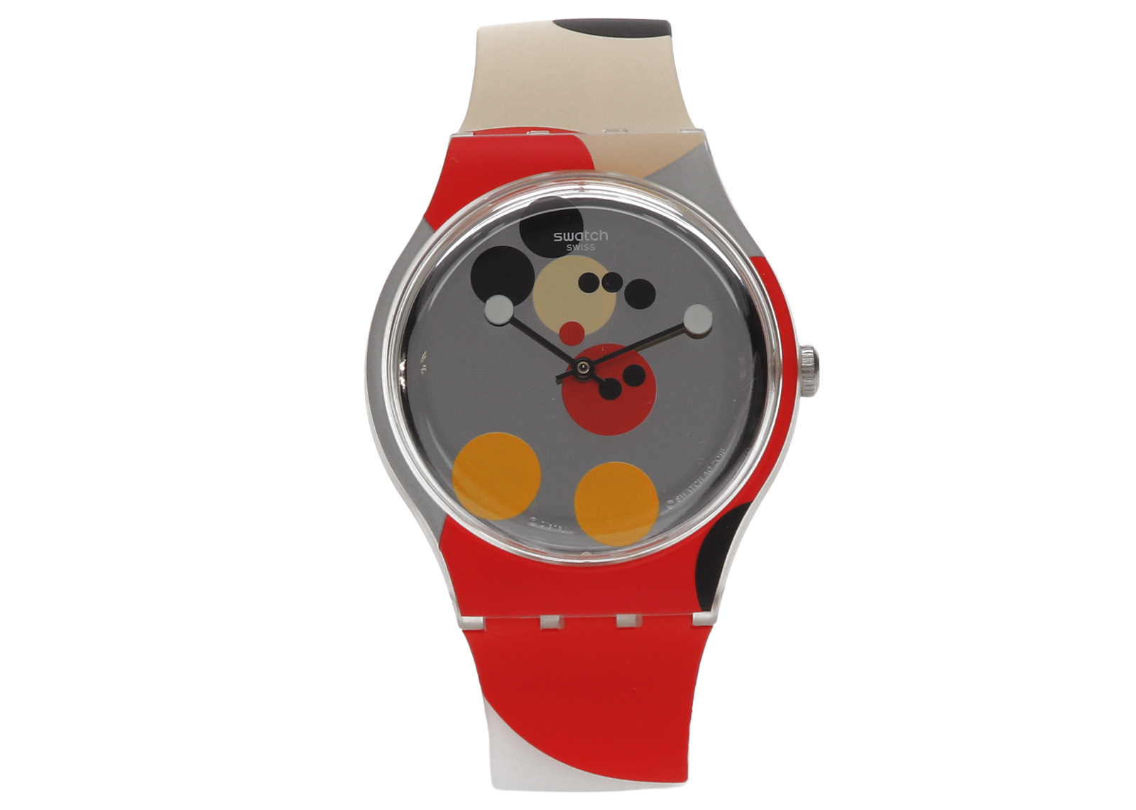 腕時計Swatch New Gent MIRROR SPOT MICKEY MOUSE