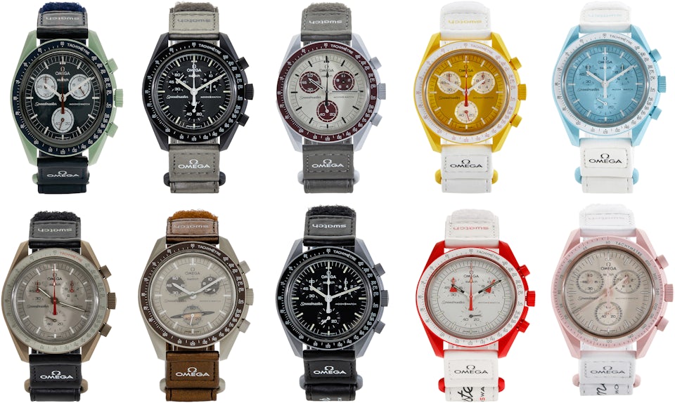 Swatch x Omega Bioceramic Moon Full Collection Set of 11 42mm in Bioceramic  - US