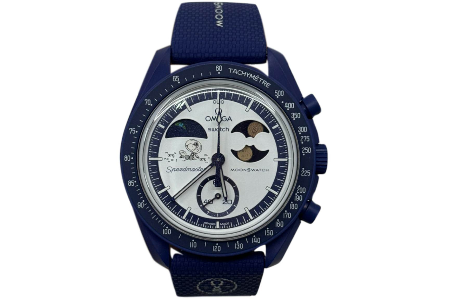 Swatch x Omega Biocéramique Moonswatch Mission to Earthphase Moonshine ...