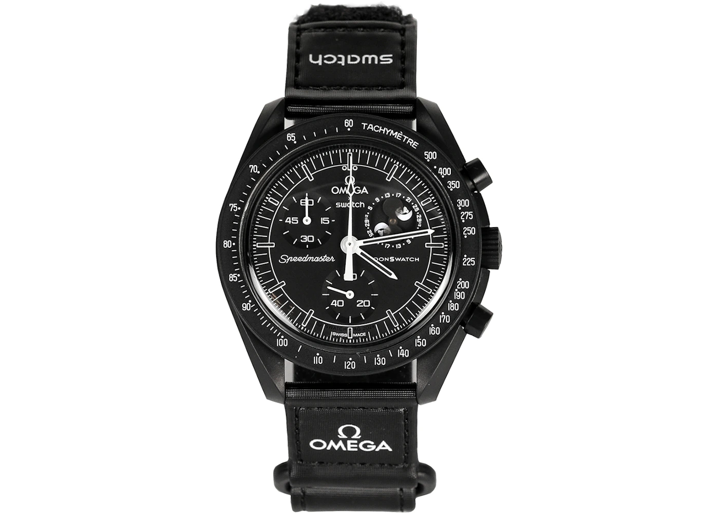 Swatch x Omega Bioceramic Moonswatch Mission To Moonphase Snoopy 42mm ...