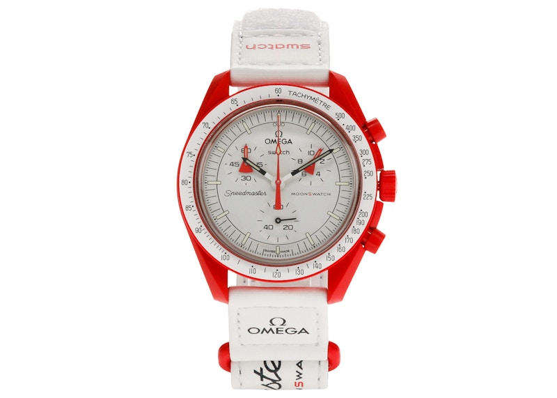 Swatch x Omega Bioceramic Moonswatch Mission to Mars SO33R100