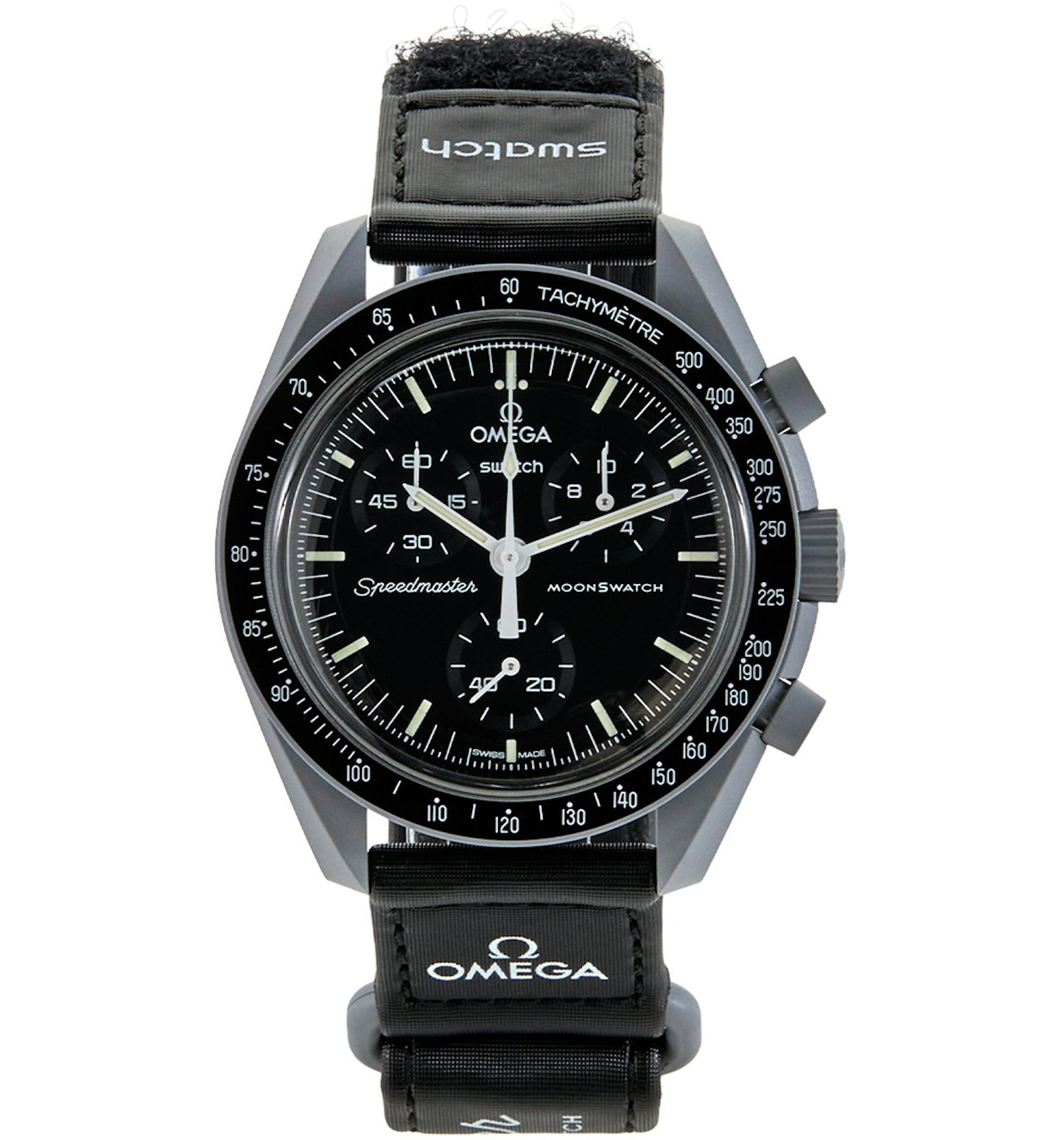omega moon watch black