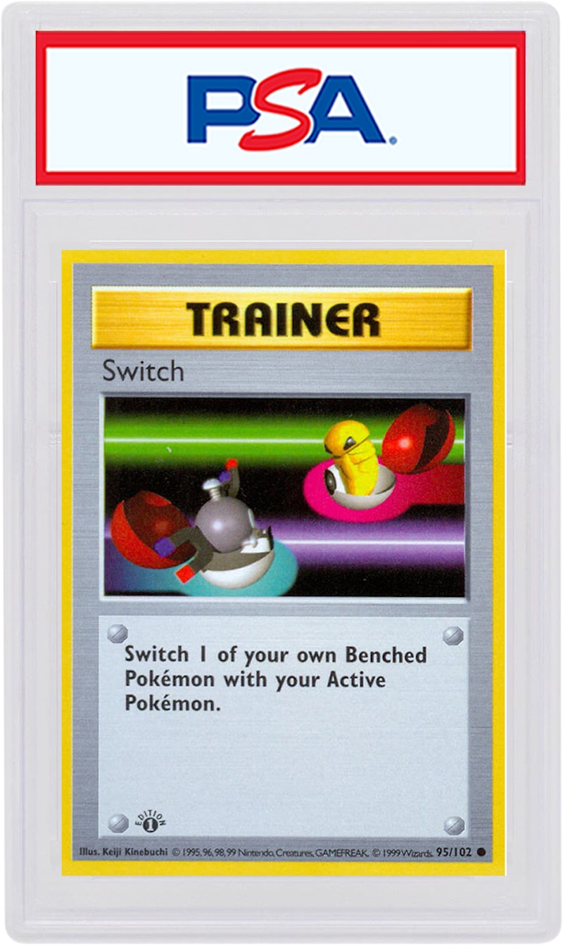 Switch 1999 Pokemon TCG Base Set 1st Edition #95/102 (PSA Or BGS Graded ...