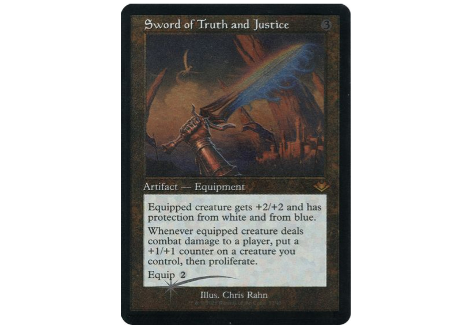 Sword of Truth and Justice (Foil Etched) (Retro Frame) Magic: The