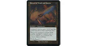 Sword of Truth and Justice (Foil Etched) (Retro Frame) Magic: The Gathering TCG Modern Horizons Mythic #32 (Ungraded)