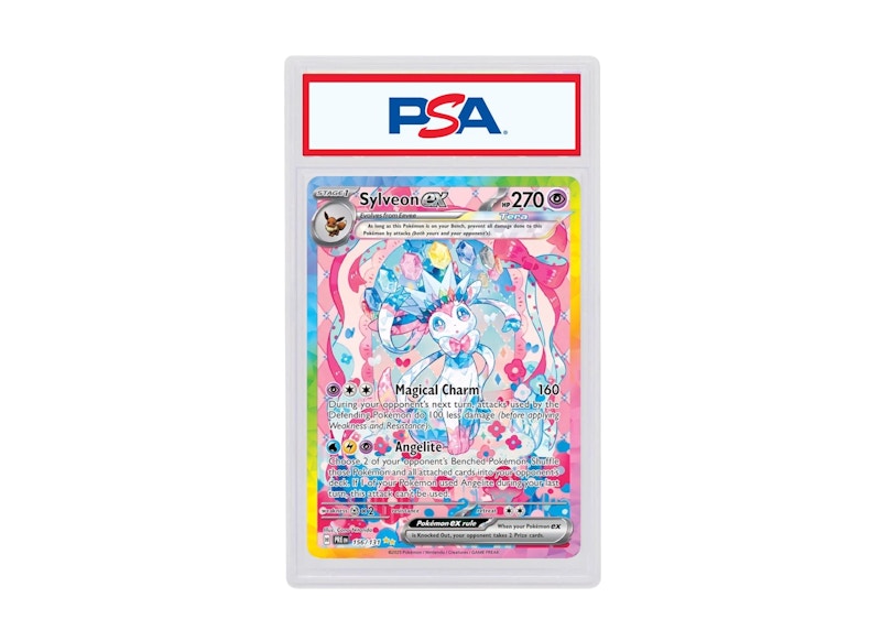 Sylveon ex 2025 Pokmon Scarlet & Violet Prismatic Evolutions Special  Illustration Rare 156/131 (PSA or BGS Graded) - 2025 - US