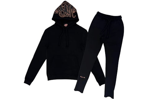 Syna World Logo Tracksuit Black/Rose Gold Men's - SS25 - US Syna World Logo Tracksuit Black/Rose Gold Men's - SS25 - US
