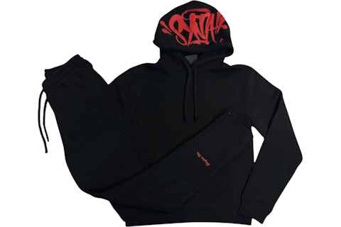 Syna World OG Tracksuit Black/Red Men's SS25 US