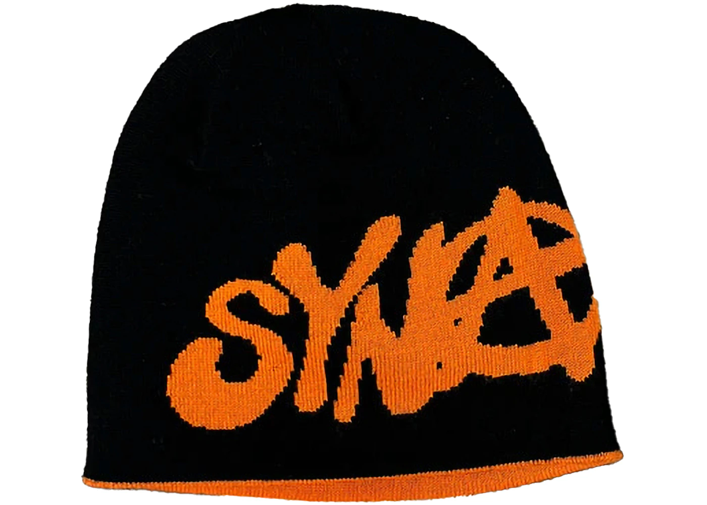 Syna World Reversible Synarchy Beanie Black/Orange Men's FW24 GB