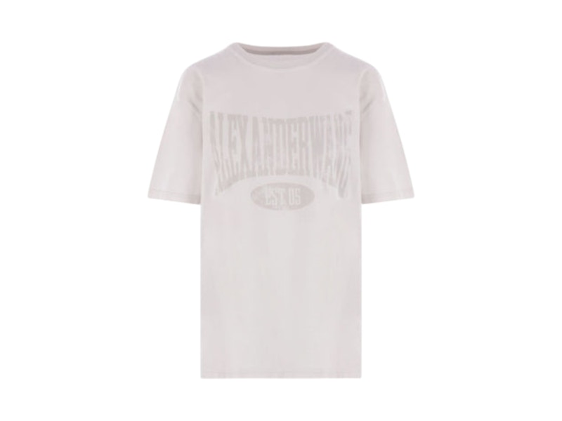 T by Alexander Wang Graphic Short Sleeve T-shirt White