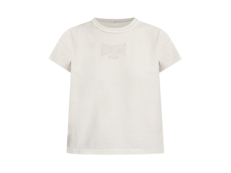 Pre-owned Alexander Wang T Women's T By Alexander Wang Graphic Shrunk T-shirt In Dbrn
