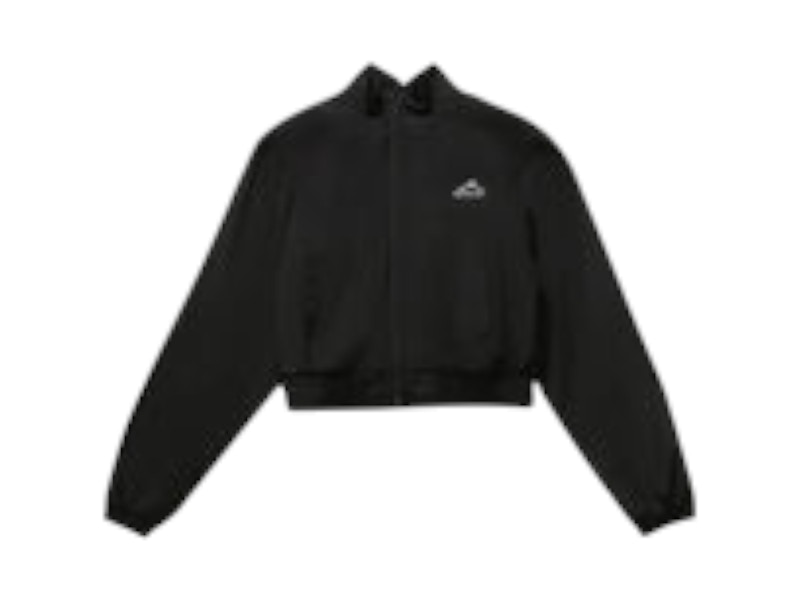 T by Alexander Wang Shrunken Track Jacket Black - SS25 - US