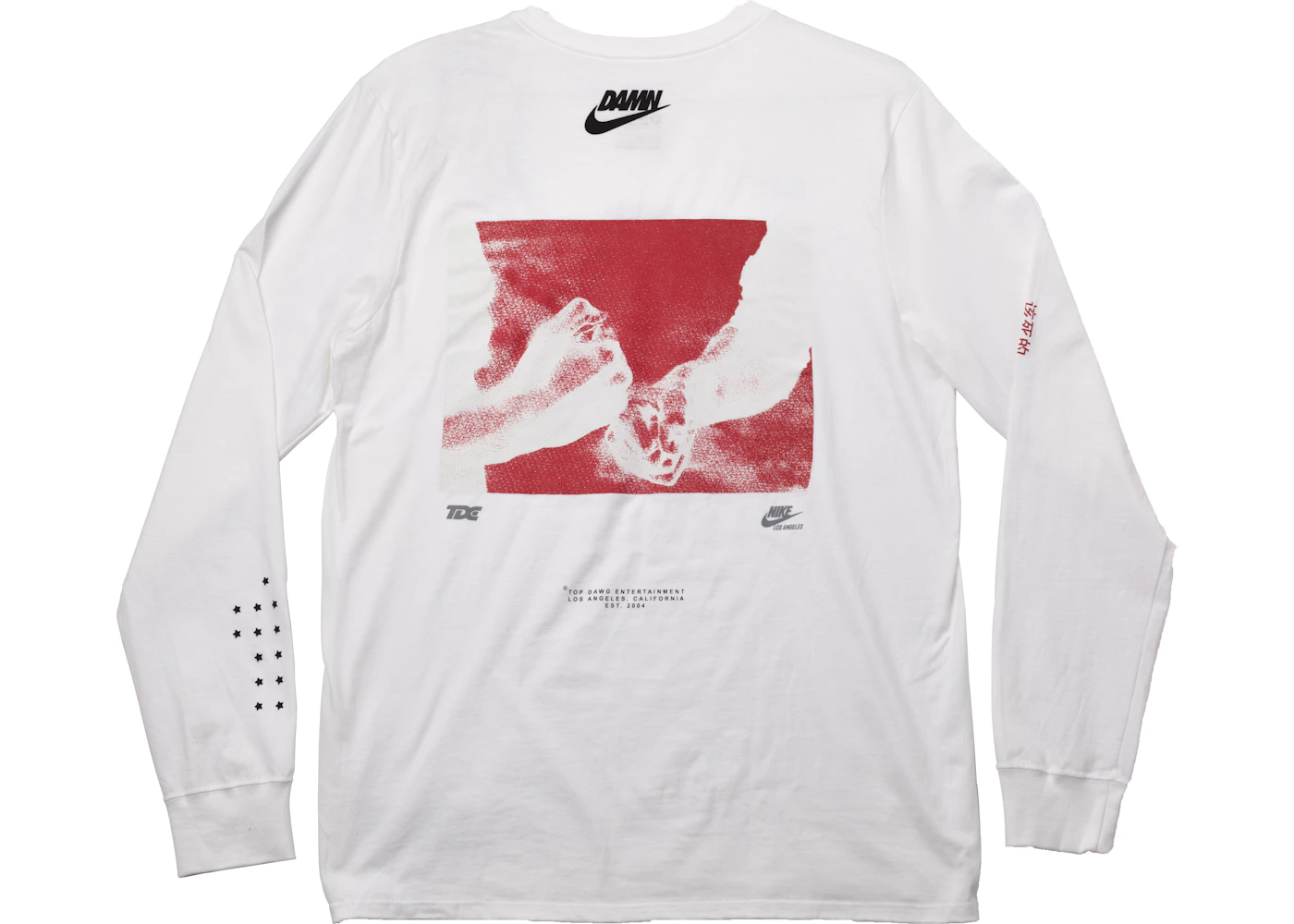TDE x Nike Swoosh Long Sleeve TDE White Men's - SS18 - US