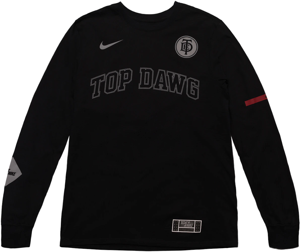 alarma máquina reacción TDE x Nike Top Dawg Arc Long Sleeve TDE Black - SS18 - ES