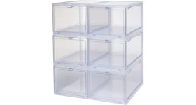 TOWER BOX Plus Sneaker Box (Set of 6) Clear
