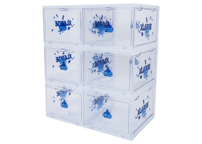 TOWER BOX Plus x XLarge x Stash Sneaker Box (Set of 6) Clear