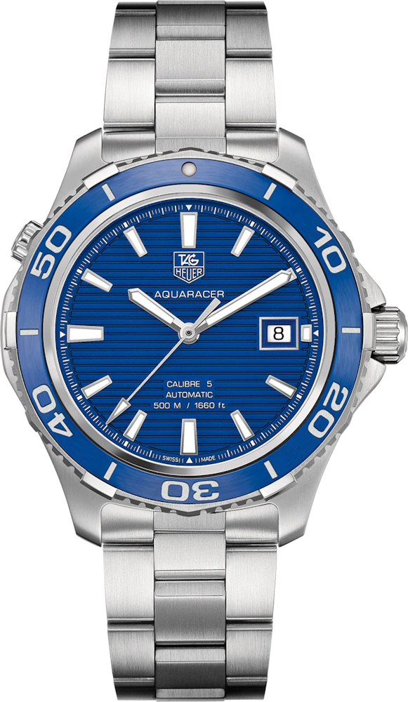 Tag Heuer Aquaracer WAK2111.BA0830 41mm in Stainless Steel - US