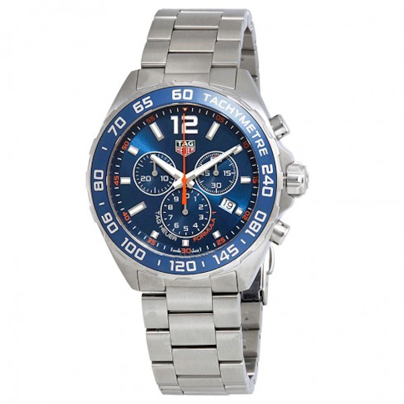 Tag heuer formula shop 1 chronograph blue