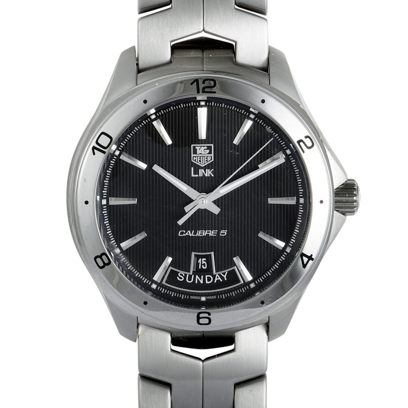 Tag heuer link on sale calibre 5 day date