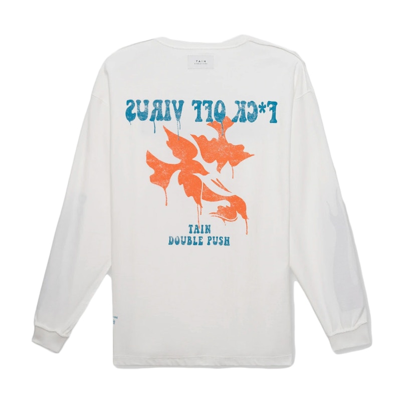 Tain Double Push Power Department Reversible L/S T-Shirt White Men's - SS22  - US