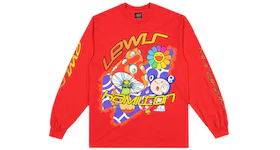 Takashi Murakami +44 Psychedelic Race NTWRK Exclusive L/S T-shirt Red