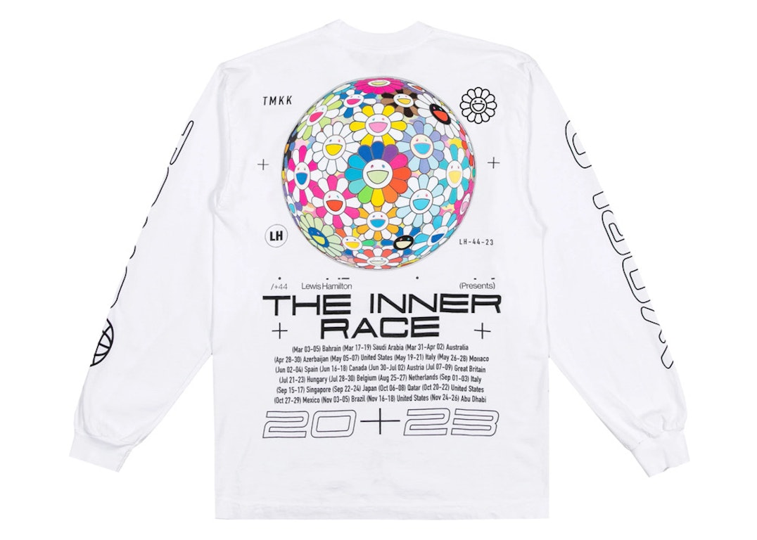 Pre-owned Takashi Murakami +44 World Tour L/s T-shirt White