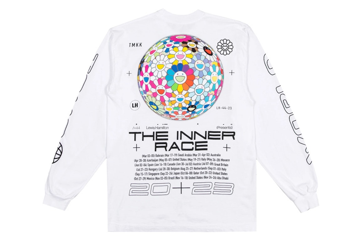Pre-owned Takashi Murakami +44 World Tour L/s T-shirt White