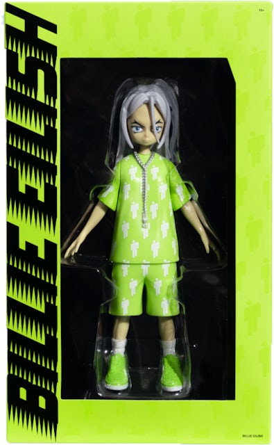 Get the limited edition Billie Eilish x Takashi Murakami 村上隆 vinyl figure  inspired by the music video for you should see me in a crown.