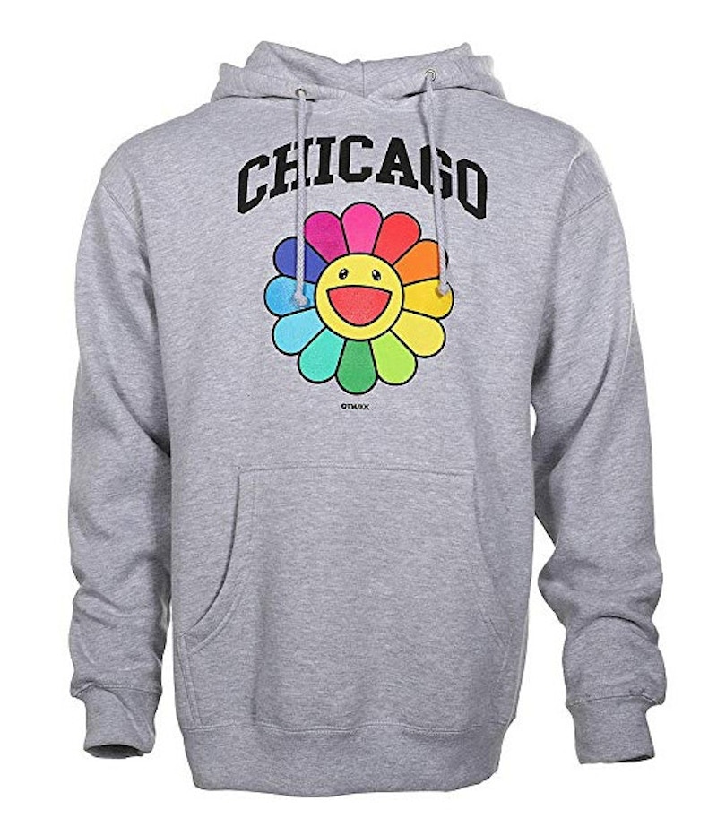 Takashi Murakami ComplexCon Chi Flower Hoodie Grey