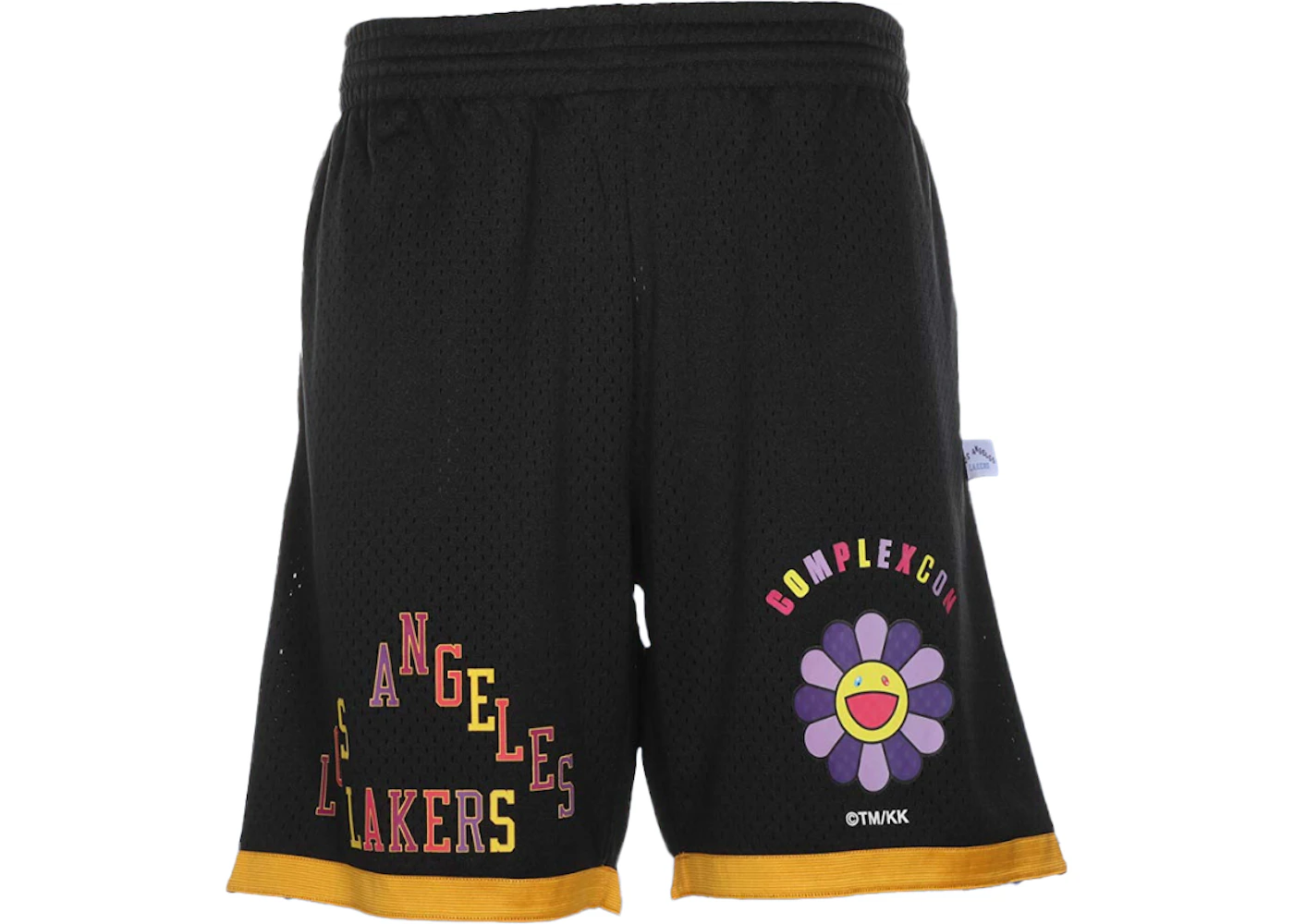Takashi Murakami Complexcon x La Lakers M&N Mutated Flower Hoodie Black