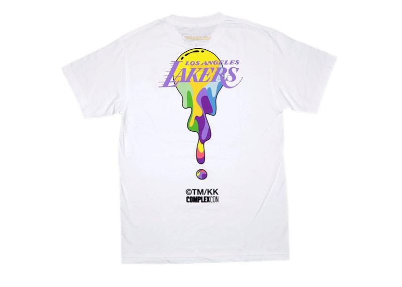 Takashi Murakami ComplexCon x LA Lakers M&N Drip Tee White Men's