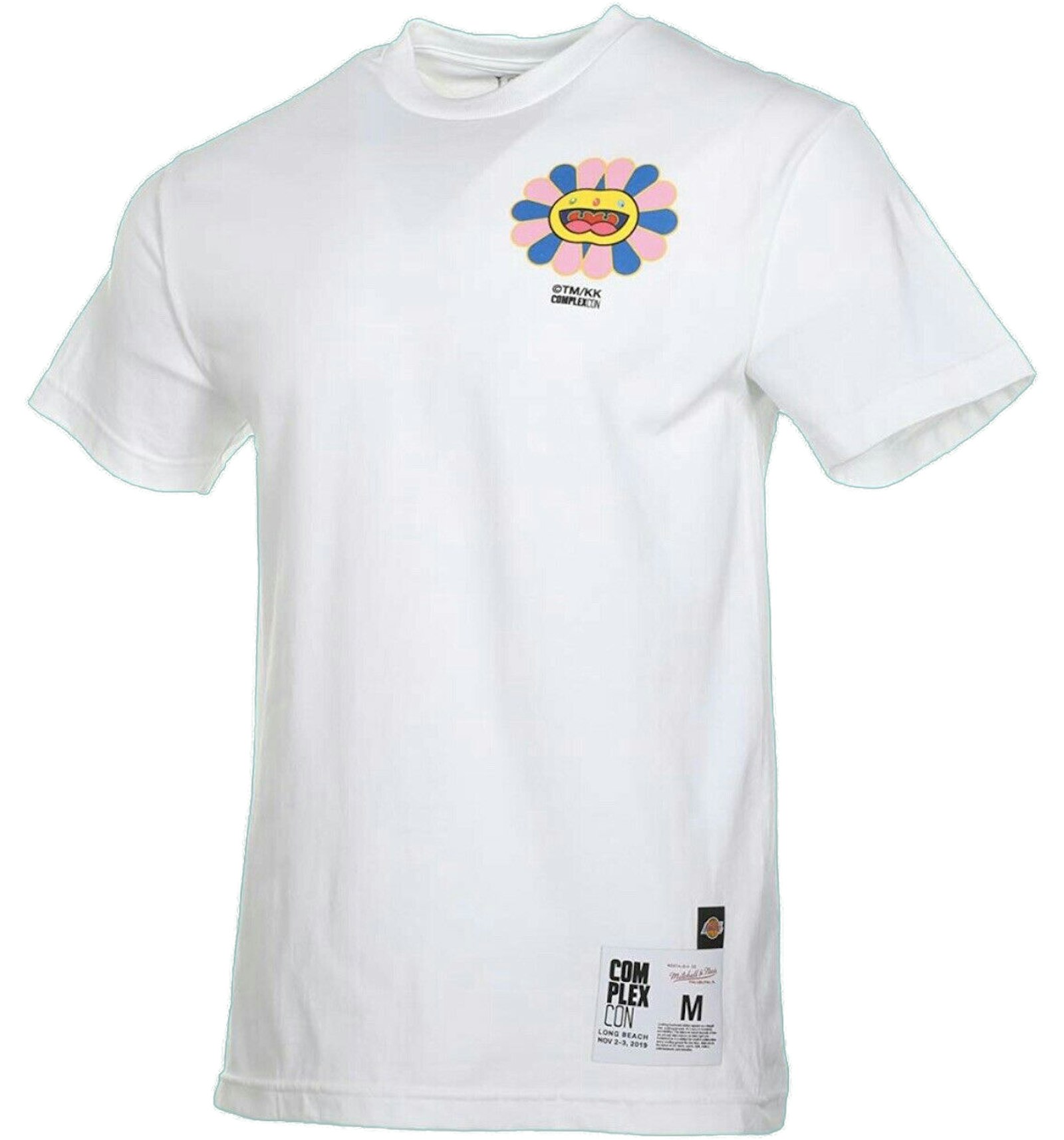 Takashi Murakami ComplexCon x LA Lakers M&N Drip Tee White