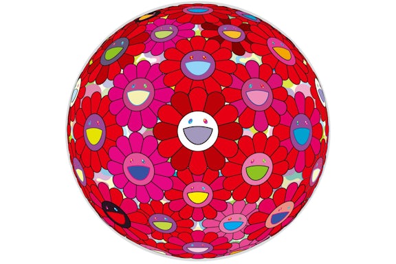 Takashi Murakami Contenido de la estampa del alma (firmado, edición de 300 ejemplares) Rosa