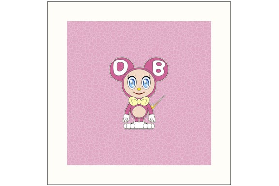 Takashi Murakami DOB 2020 Print Rosa (firmato, edizione di 100 esemplari)