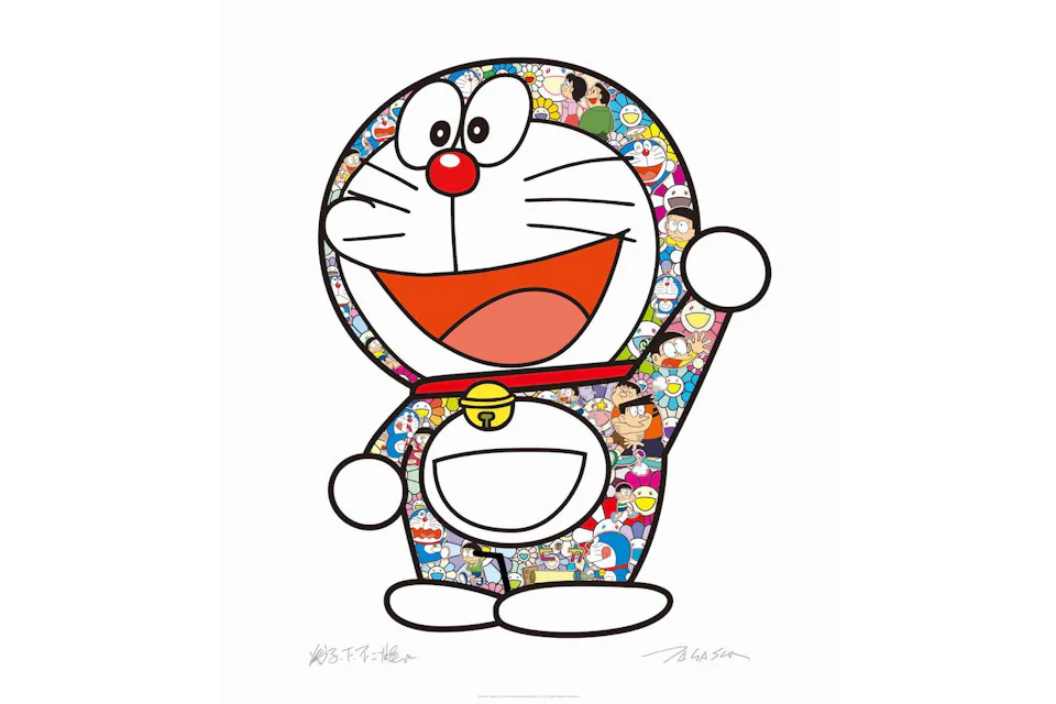 Takashi Murakami Doraemon, Thank You Print (Signed, Edition of 1000)