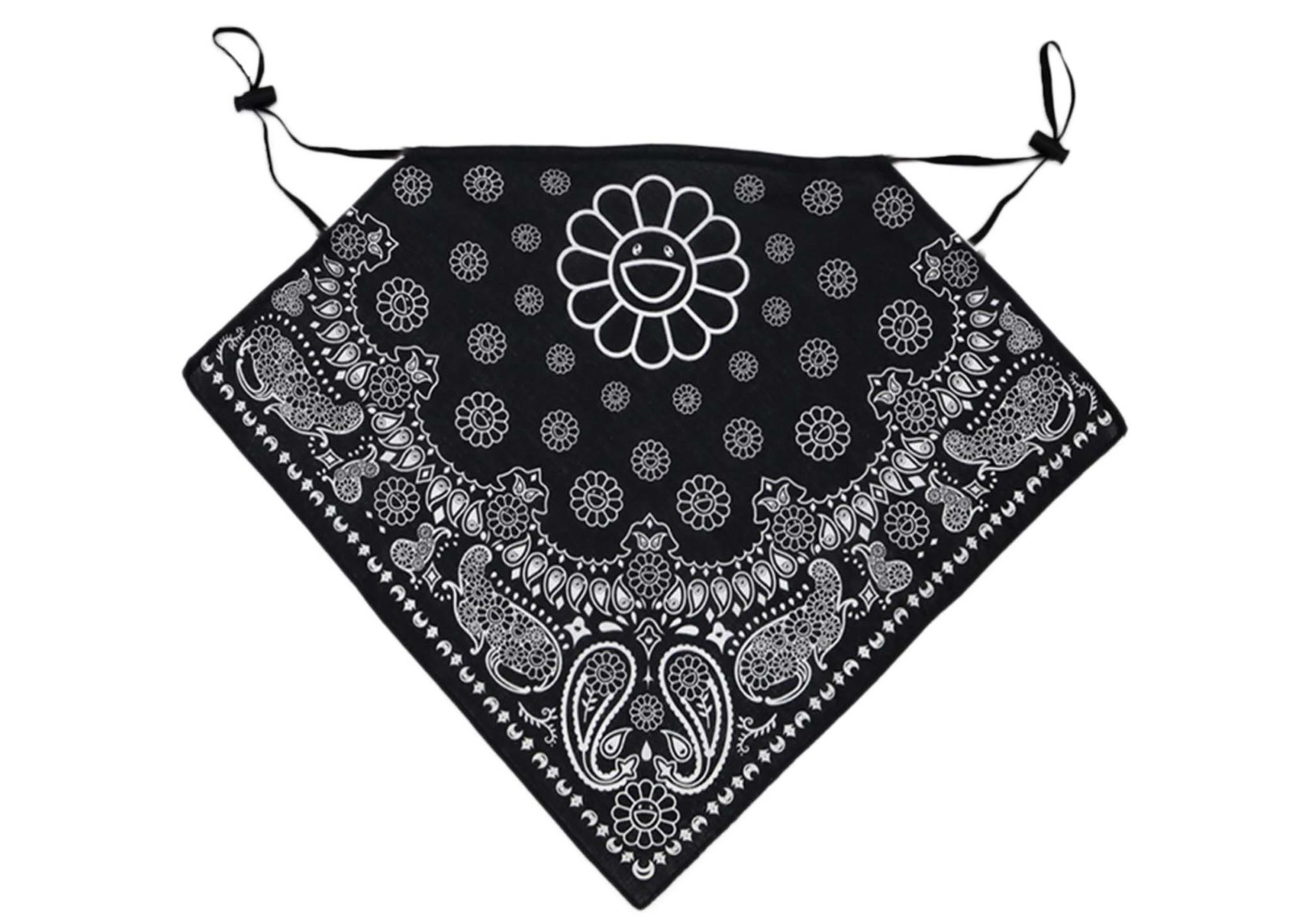 Takashi Murakami Flower Bandana Mask Black/White - SS21 - TW