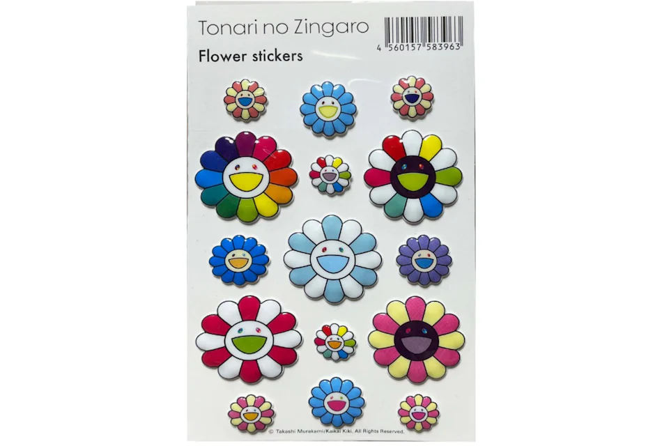 Takashi Murakami Flower Bubblingly Sticker