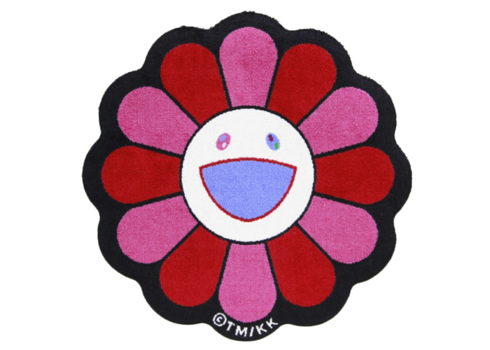 Takashi Murakami Flower Floor Mat Rug Pink - JP