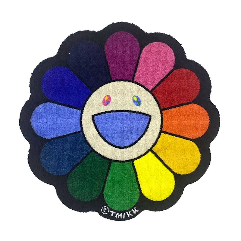 Takashi Murakami Flower Floor Mat Rug - JP