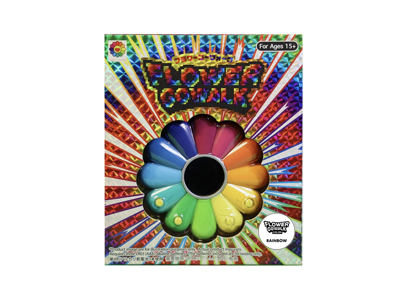 Takashi Murakami Flower Go Walk Color Game Rainbow - US