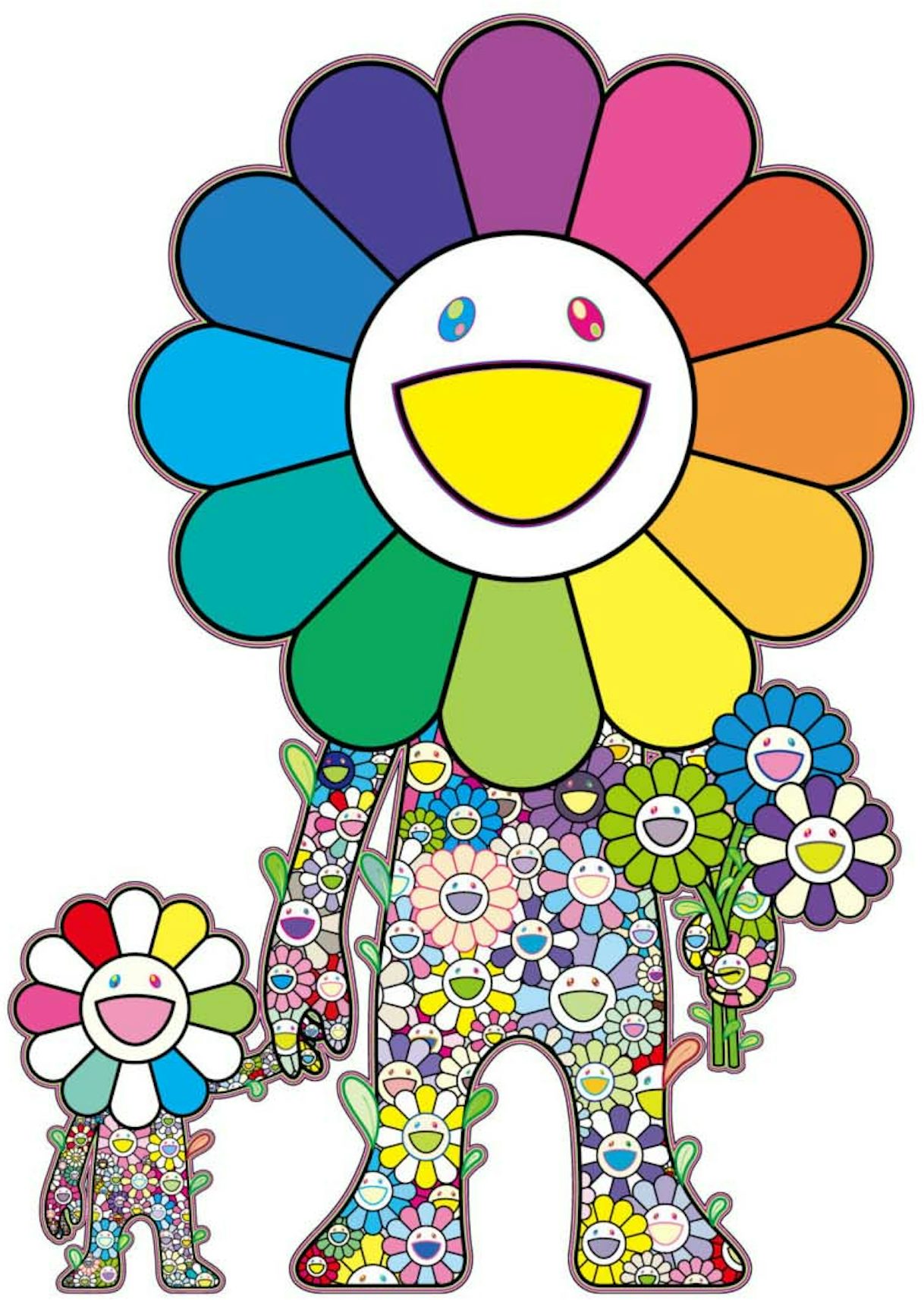 Takashi Murakami, 'Flowers' (pin) (2021)