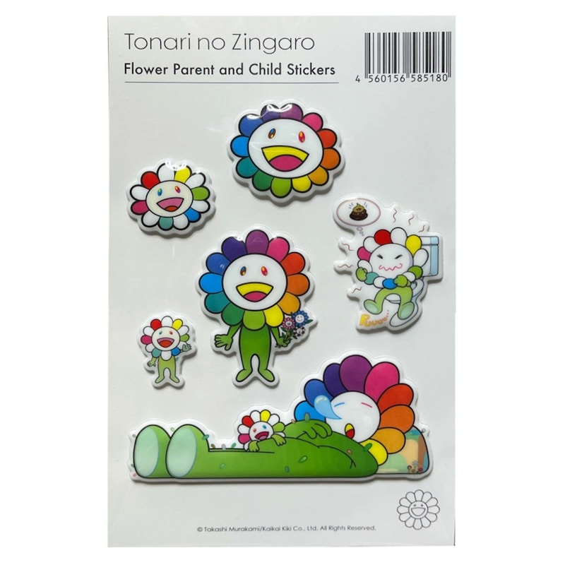 Takashi Murakami Pixel Flower Stickers - Arts & Crafts